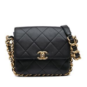 Chanel Small Quilted Calfskin Framing Chain Flap